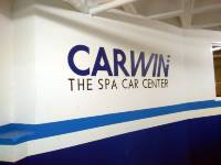 Logotipo para taller limpieza de vehículos CARWIN